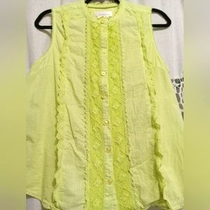 Spring Anthropologie sleeveless size Large